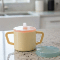 Two Handled Mug and Lids