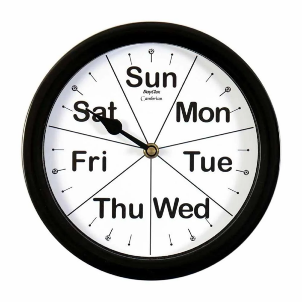 Dementia & Alzheimer's Day of The Week Wall Clock