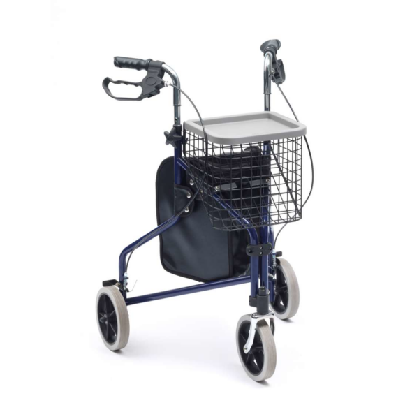 Tri Wheel Walker with bag and basket - Image 2