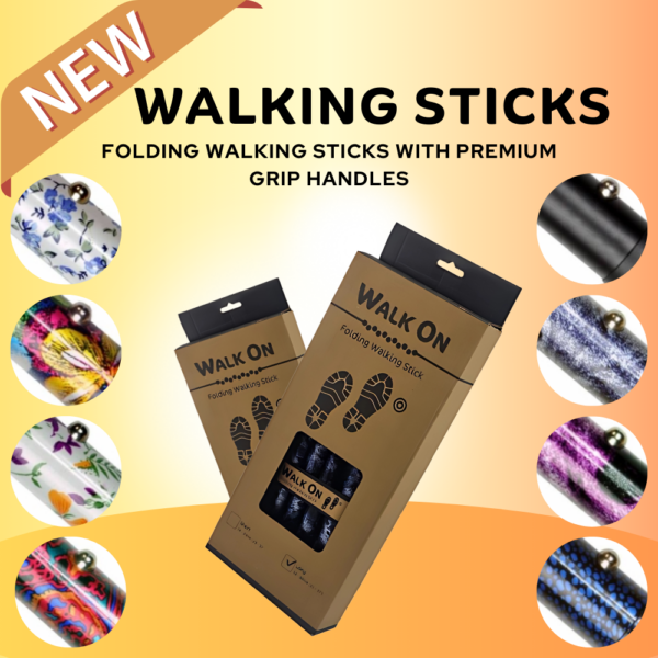 Walk On - Folding Walking Stick - Image 2