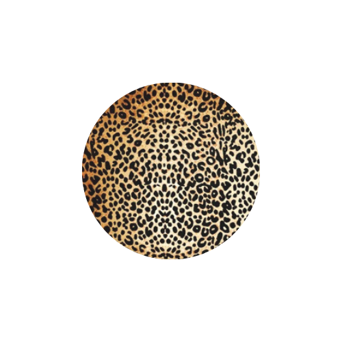 Circular pattern resembling a cheetah print with distinct brown and black spots, representing the Rehasense ART Line Cheetah design for a rollator.