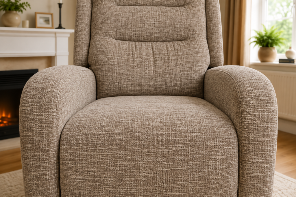 Chepstow riser recliner seen from the front