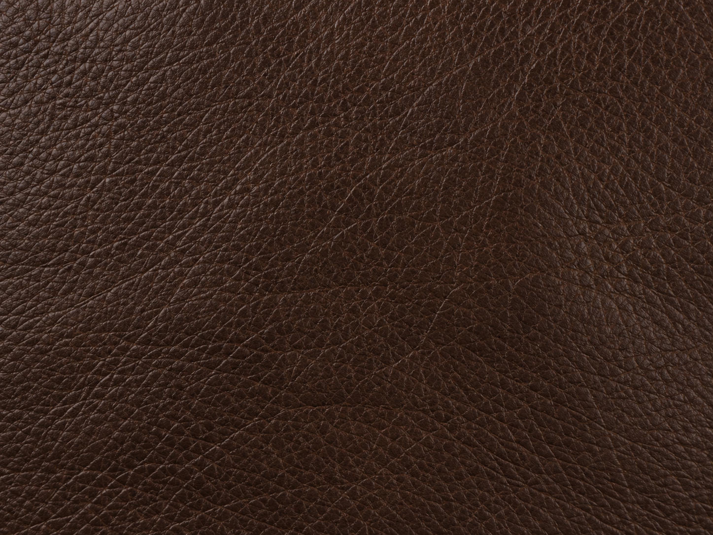Close-up of dark brown leather