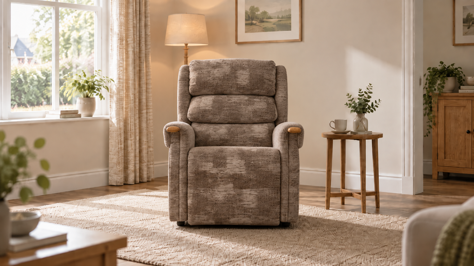 Pembridge riser recliner seen from the front