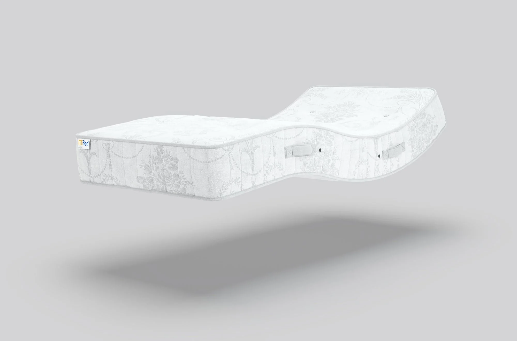 Pocket sprung mattress shown bending with a profiling bed